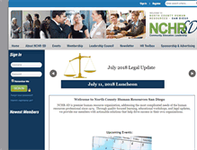 Tablet Screenshot of nchrsd.org